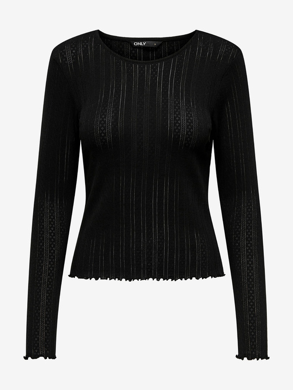 ONLY Čierna dámska košeľa s dlhým rukávom ONLY Carlotta