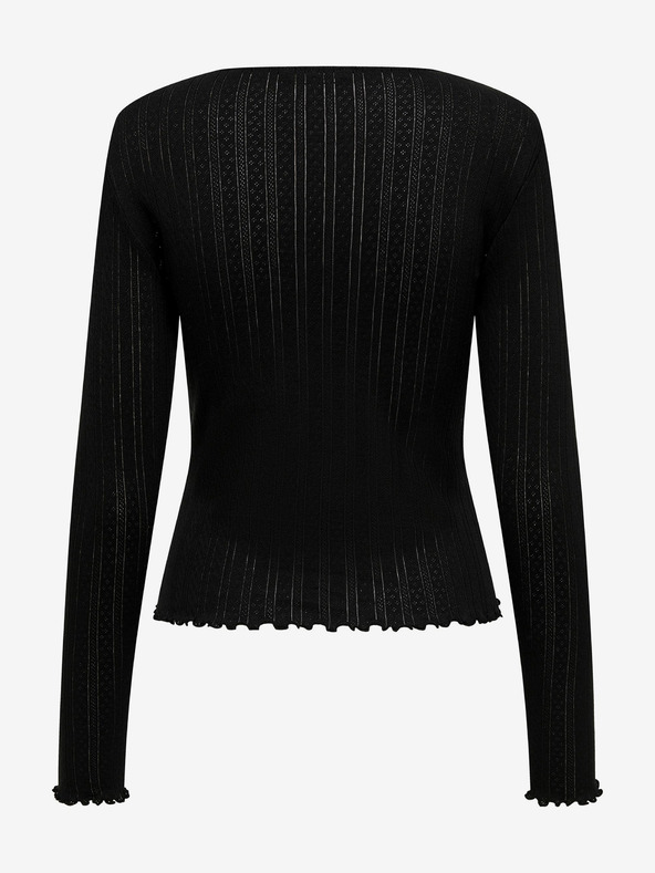 ONLY Čierna dámska košeľa s dlhým rukávom ONLY Carlotta