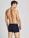 Jack & Jones Sada troch pánskych boxeriek v tmavomodrej, bordovej a čiernej farbe Jack & Jones Basic