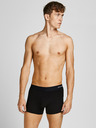 Jack & Jones Sada troch pánskych boxeriek v tmavomodrej, bordovej a čiernej farbe Jack & Jones Basic