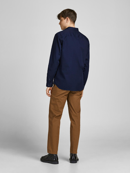 Jack & Jones Jack & Jones Lacardiff pánska tmavomodrá košeľa