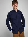 Jack & Jones Jack & Jones Lacardiff pánska tmavomodrá košeľa