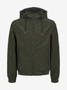 Jack & Jones Khaki Pánska ľahká softshellová bunda Jack & Jones Basic