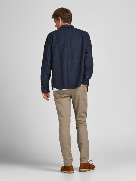 Jack & Jones Jack & Jones Marco Béžové pánske nohavice chino