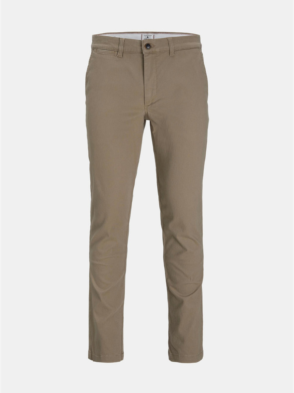 Jack & Jones Jack & Jones Marco Béžové pánske nohavice chino