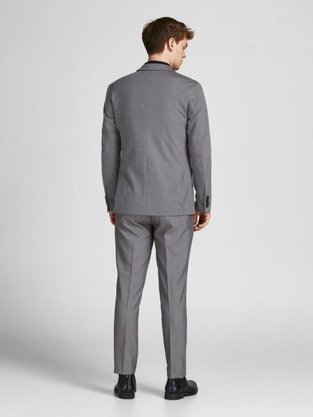 Jack & Jones Šedé pánske oblekové nohavice Jack & Jones Franco