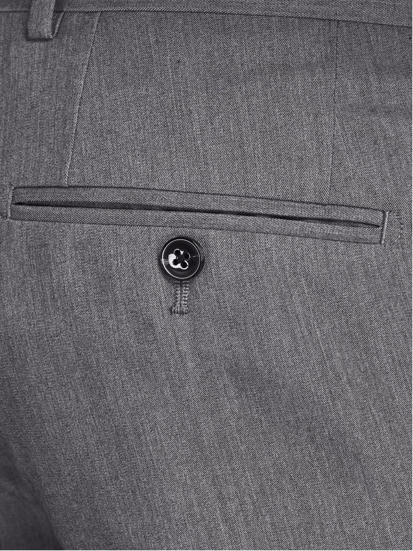 Jack & Jones Šedé pánske oblekové nohavice Jack & Jones Franco