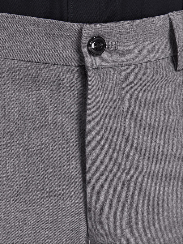 Jack & Jones Šedé pánske oblekové nohavice Jack & Jones Franco