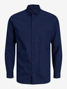 Jack & Jones Tmavomodrá pánska košeľa Jack & Jones Parker