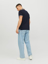 Jack & Jones Tmavomodré pánske polo tričko Jack & Jones Paulos