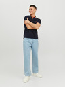 Jack & Jones Tmavomodré pánske polo tričko Jack & Jones Paulos