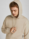 Jack & Jones Béžová pánska mikina Jack & Jones Star Hoodie