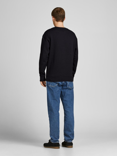 Jack & Jones Čierna pánska mikina Jack & Jones Star