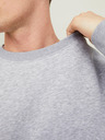 Jack & Jones Svetlošedá pánska mikina Jack & Jones Star