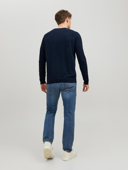 Jack & Jones Tmavomodrý pánsky sveter Jack & Jones Emil