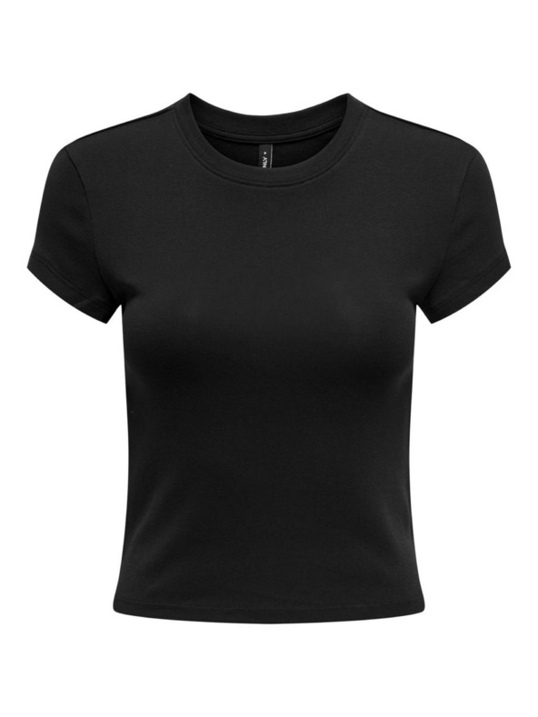 ONLY Čierne dámske základné tričko ONLY Elina