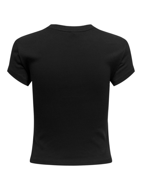 ONLY Čierne dámske základné tričko ONLY Elina