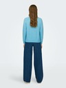 ONLY Svetlomodrý dámsky základný sveter ONLY Lesly