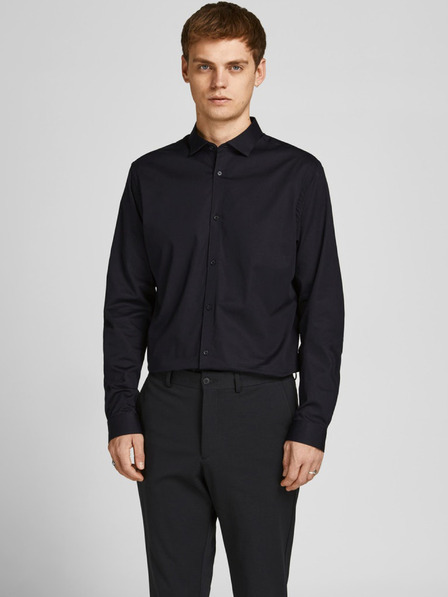 Jack & Jones Čierna pánska košeľa Jack & Jones Lacardiff