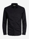 Jack & Jones Čierna pánska košeľa Jack & Jones Lacardiff