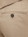 Jack & Jones Jack & Jones Solaris pánske béžové vlnené nohavice