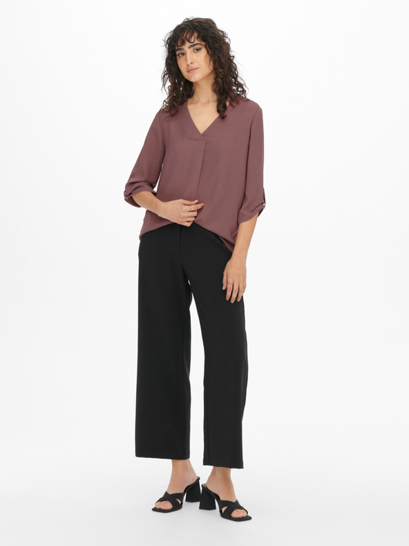 Jacqueline de Yong Tmavoružová dámska blúzka JDY Divya