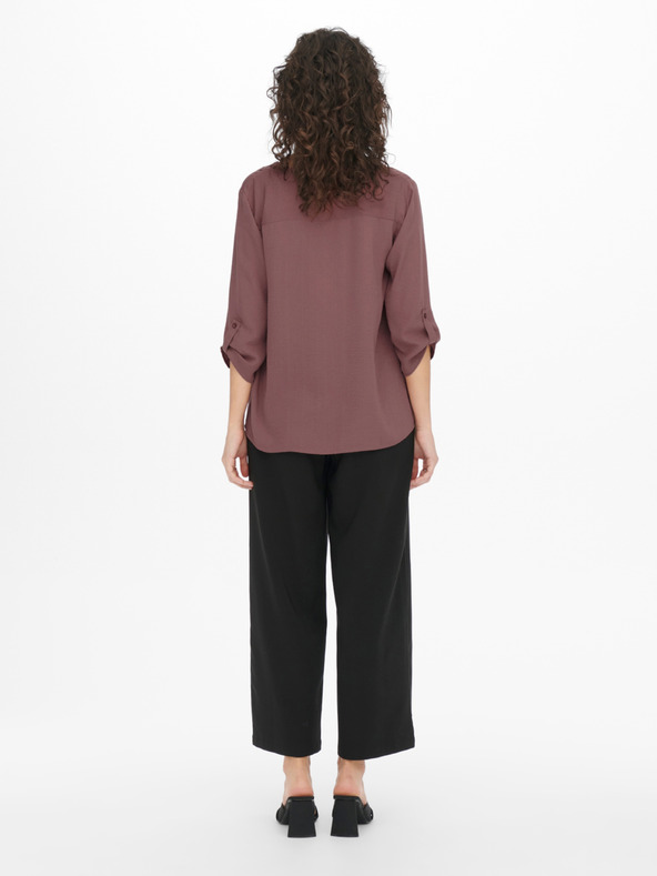 Jacqueline de Yong Tmavoružová dámska blúzka JDY Divya