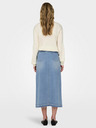 Jacqueline de Yong Svetlomodrá dámska džínsová midi sukňa JDY Bella