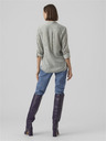 Vero Moda Bielo-zelená dámska pruhovaná blúzka Vero Moda BUMPY