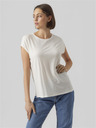Vero Moda Vero Moda Ava Krémové dámske tričko