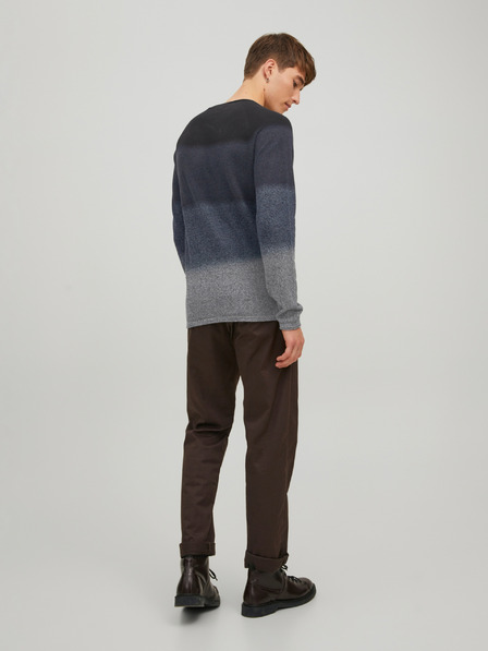 Jack & Jones Tmavomodrý pánsky sveter Jack & Jones Hill