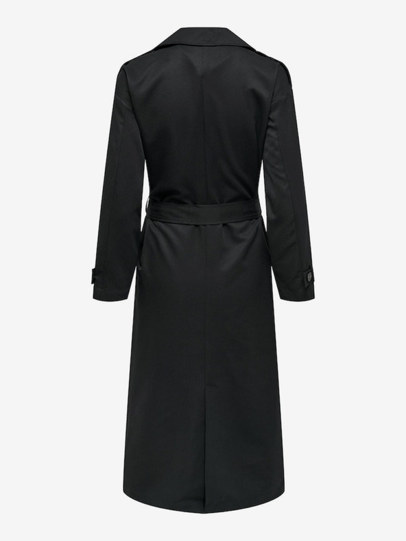 ONLY Čierny dámsky plášť ONLY Line