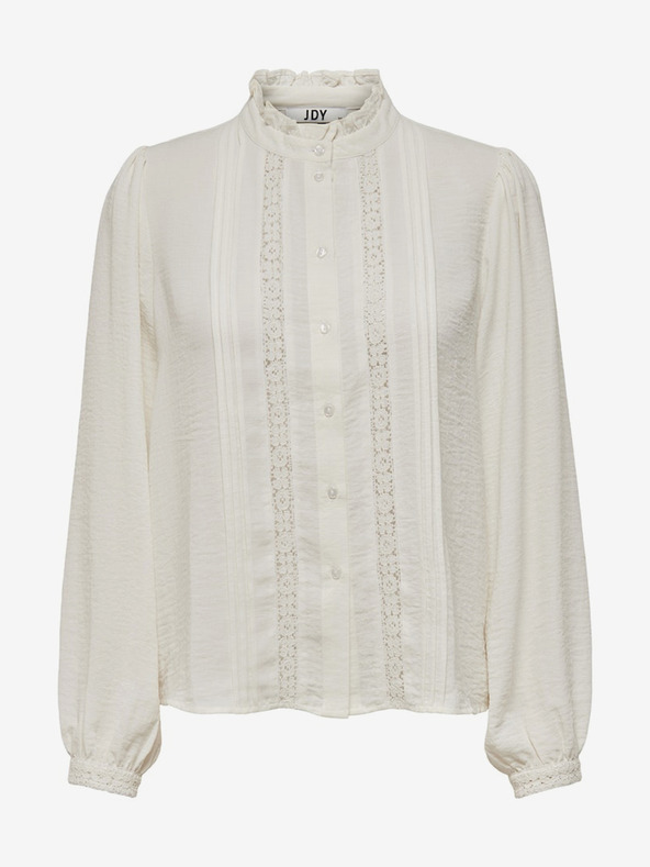 Jacqueline de Yong Krémové dámske tričko JDY Ellis