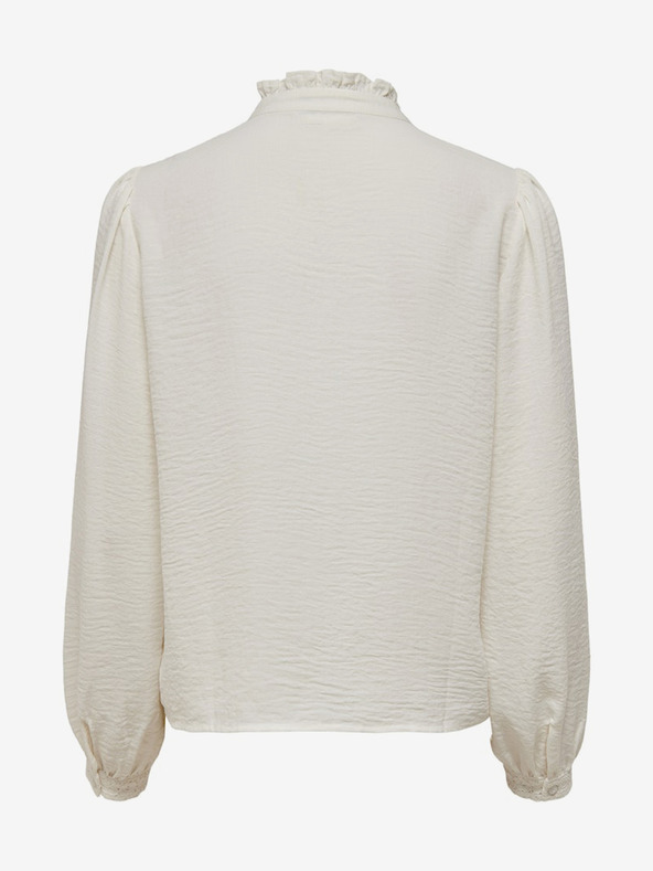 Jacqueline de Yong Krémové dámske tričko JDY Ellis