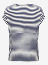 ONLY Modro-biele dámske pruhované tričko ONLY Moster