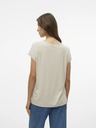 Vero Moda Béžové dámske tričko Vero Moda Lava