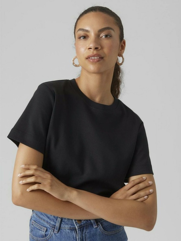 Vero Moda Čierna dámska košeľa Vero Moda Naima