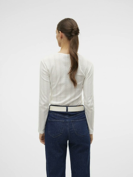 Vero Moda Biele dámske tričko Vero Moda Lisa