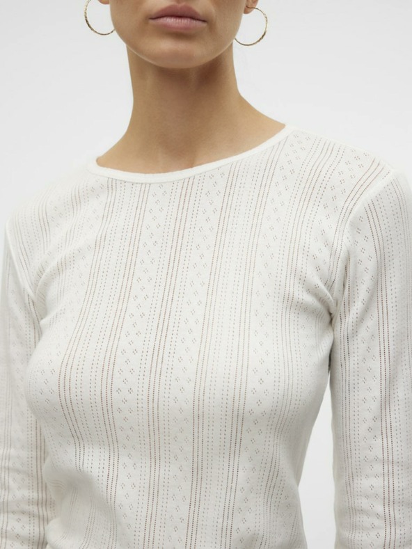 Vero Moda Biele dámske tričko Vero Moda Lisa