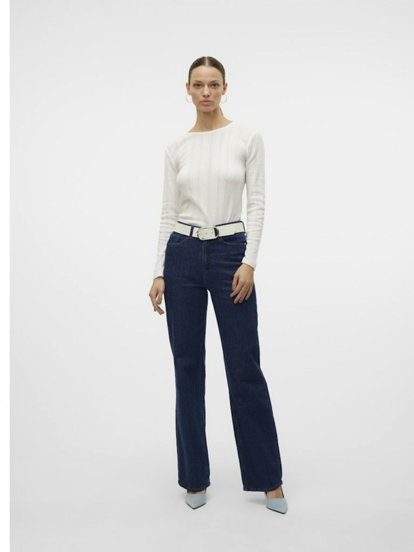 Vero Moda Biele dámske tričko Vero Moda Lisa