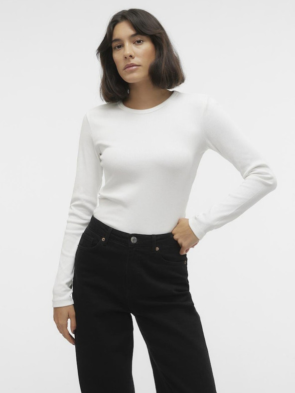 Vero Moda Biele dámske tričko Vero Moda Chloe