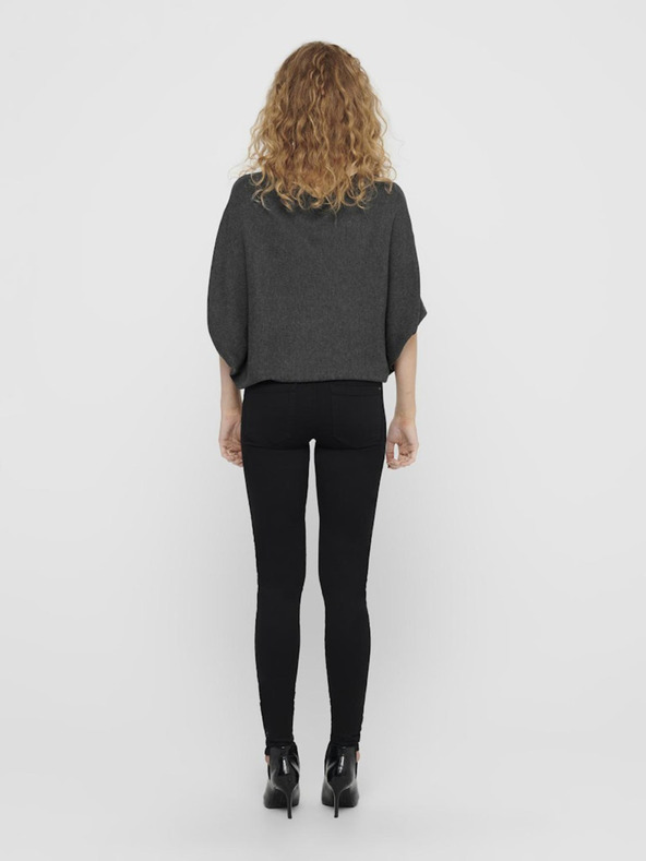 Jacqueline de Yong Tmavošedý dámsky sveter JDY New Behave