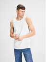 Jack & Jones Súprava dvoch bielych základných tielok Jack & Jones