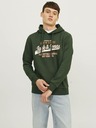Jack & Jones Pánska mikina Jack & Jones Khaki