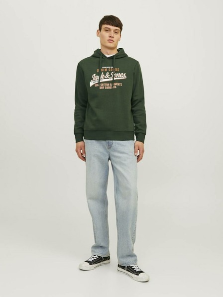 Jack & Jones Pánska mikina Jack & Jones Khaki