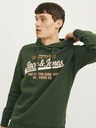 Jack & Jones Pánska mikina Jack & Jones Khaki