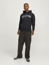 Jack & Jones Čierna pánska mikina Jack & Jones Caleb
