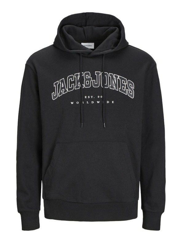 Jack & Jones Čierna pánska mikina Jack & Jones Caleb