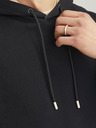 Jack & Jones Čierna pánska mikina Jack & Jones Elegacy Hoodie