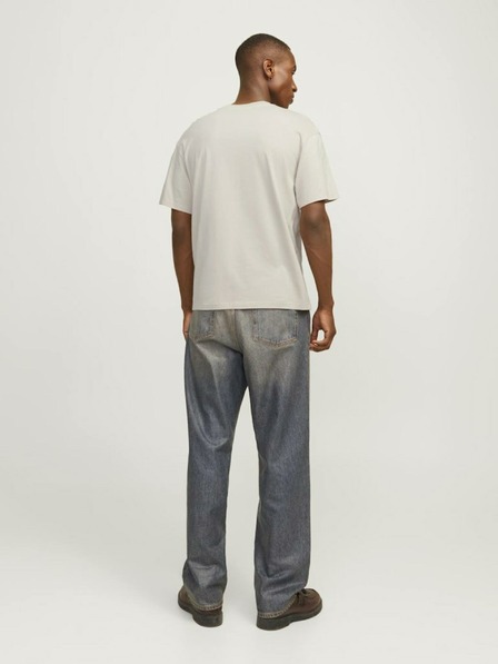 Jack & Jones Jack & Jones Legacy pánske béžové tričko